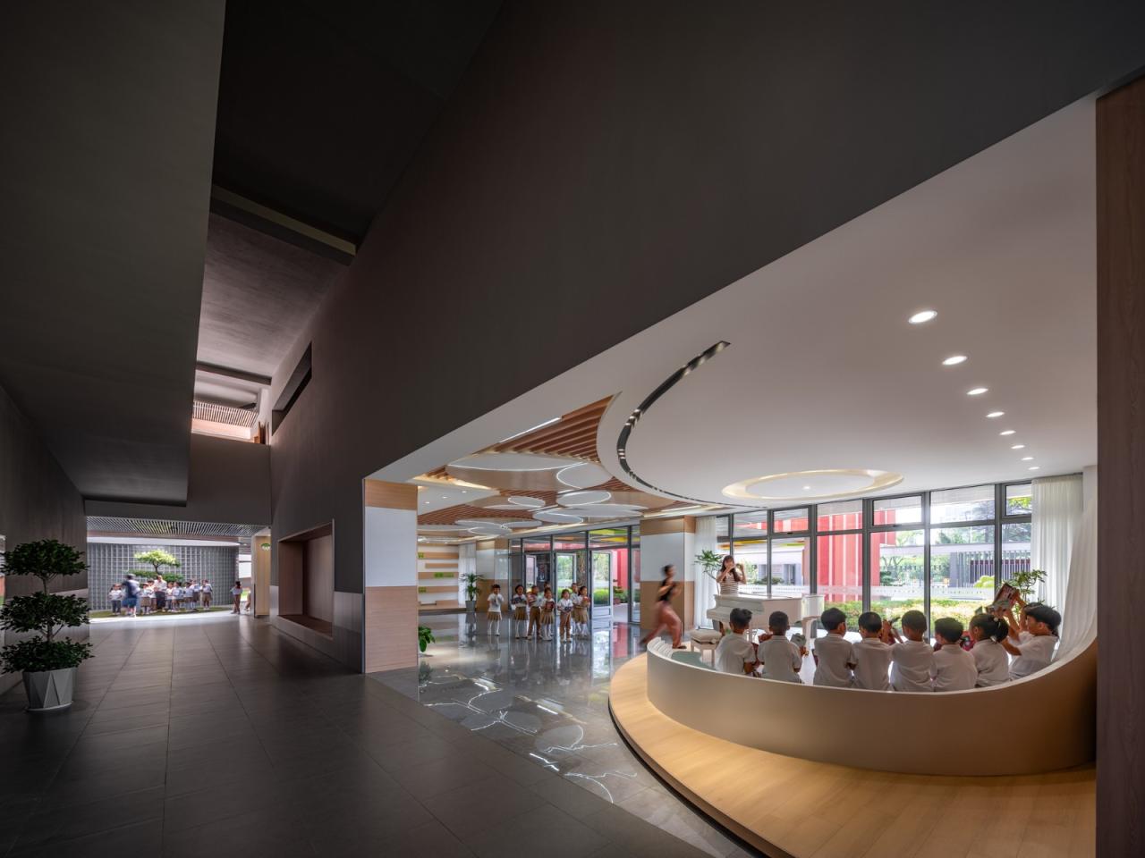 BIM建筑|奉贤区教育学院附属实验小学奉浦小学校区 / 无样建筑工作室