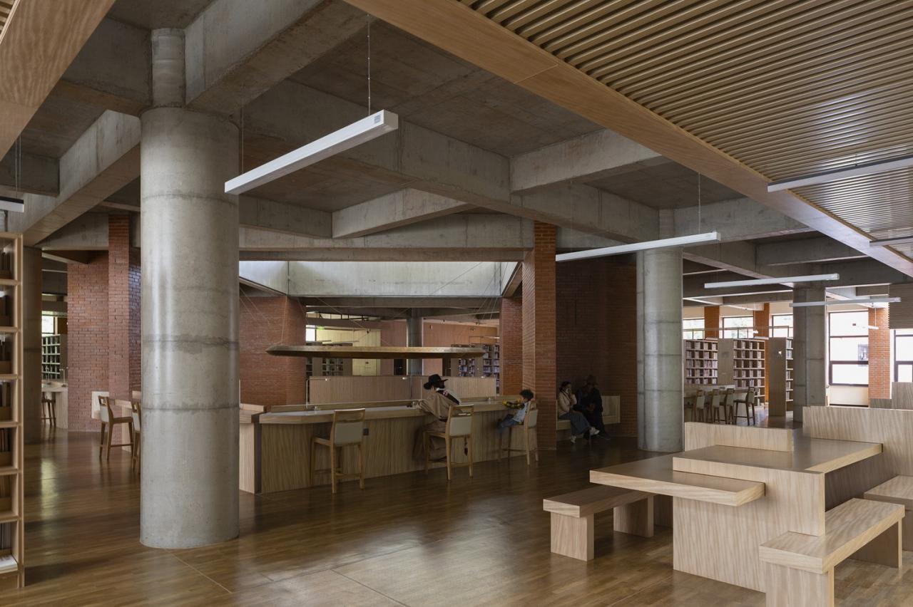 BIM建筑|德巴图书馆 / 荣朝晖工作室