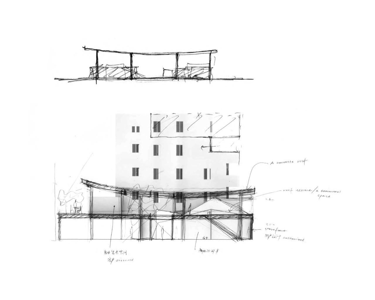BIM建筑|村中村 / 迹·建筑事务所（TAO）