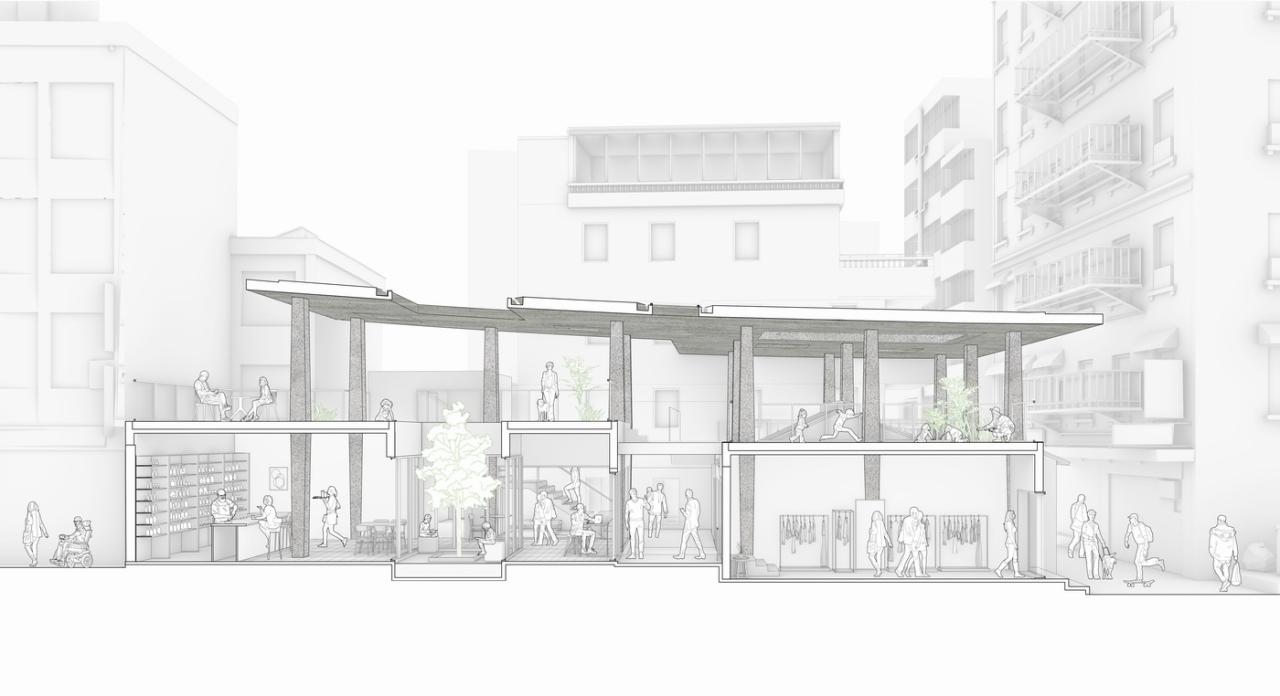 BIM建筑|村中村 / 迹·建筑事务所（TAO）