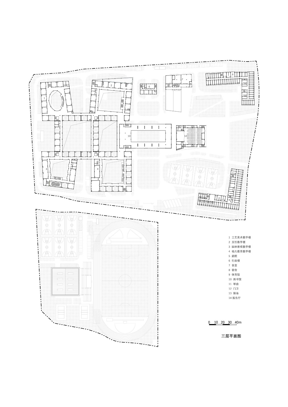 BIM建筑|宁波市古林职业高级中学：少年的无限剧本 / ARCHIS（如是）建筑设计事务所