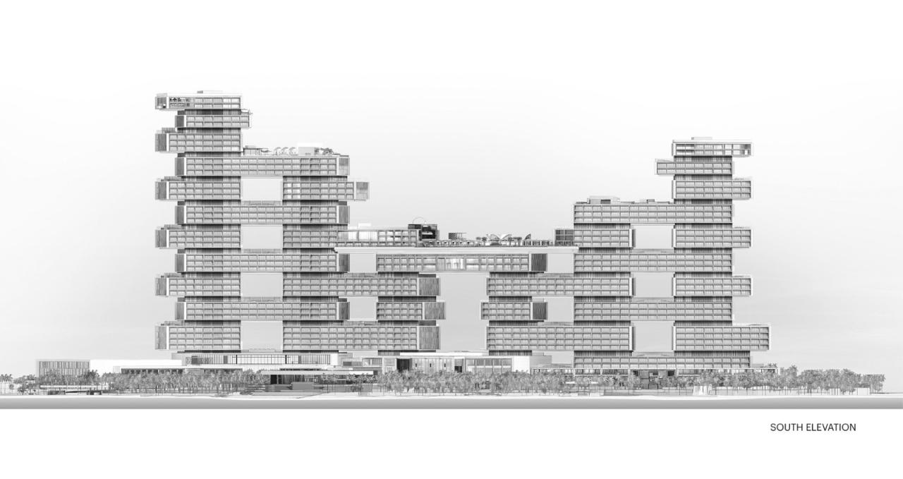 BIM建筑|迪拜皇家亚特兰蒂斯酒店 / KPF
