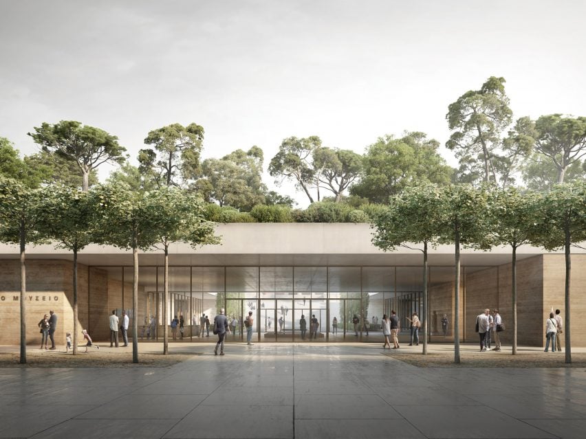 BIM建筑|大卫·奇普菲尔德为雅典博物馆设计夯土扩建