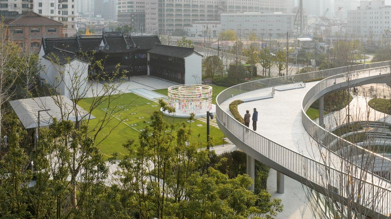 BIM建筑|上海苏河湾万象天地景观设计 / Lab D+H