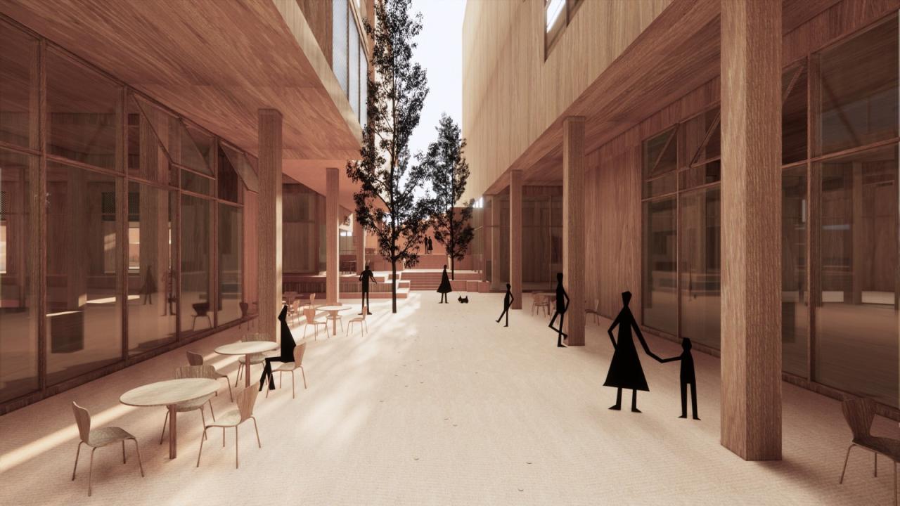 BIM建筑|成都天府麓湖美食岛二期 / 四周建筑