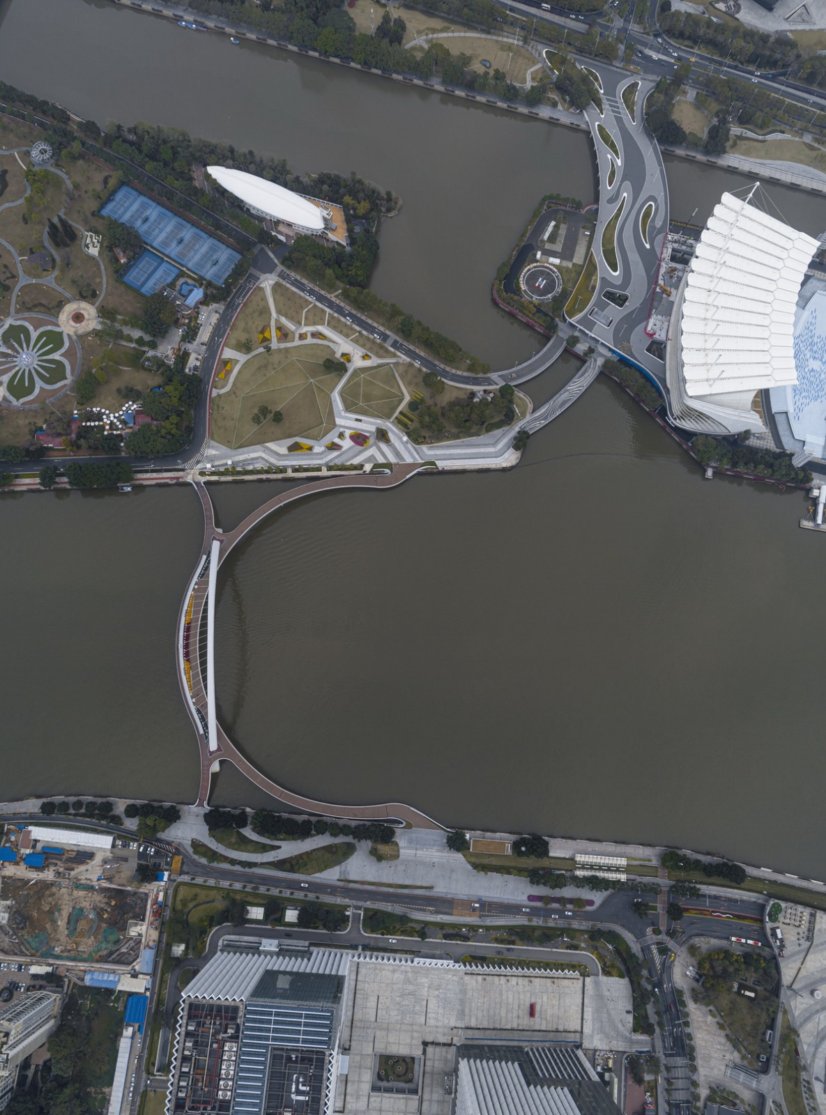 BIM建筑|广州海心桥 / 华南理工大学建筑设计研究院有限公司