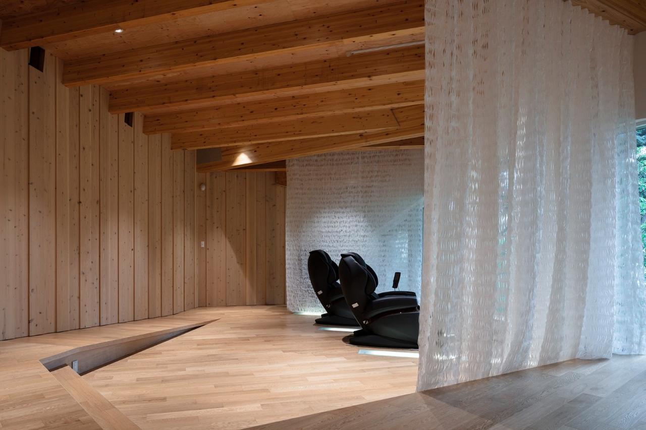 BIM建筑|KANEKA 健康中心 / 隈研吾建筑都市设计事务所+大成建设