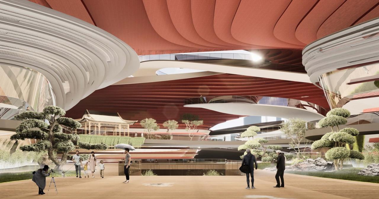 BIM建筑|武汉戏曲中心：观湖望江绘山水，古琴台曲遇园林 / 维思平建筑设计