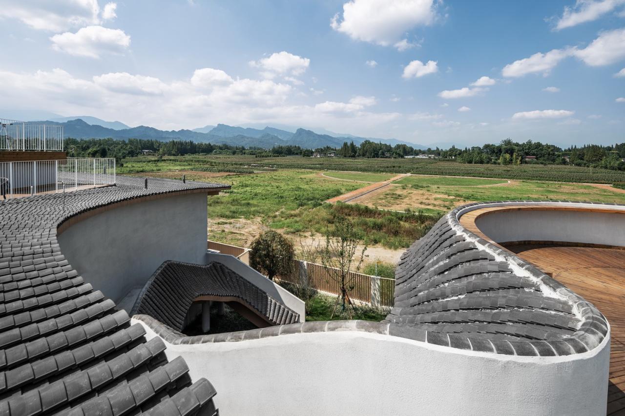 BIM建筑|川西建筑与道教文化的融合/“青城•朴舍亲子度假酒店”荣获2023金熊猫天府创意设计奖