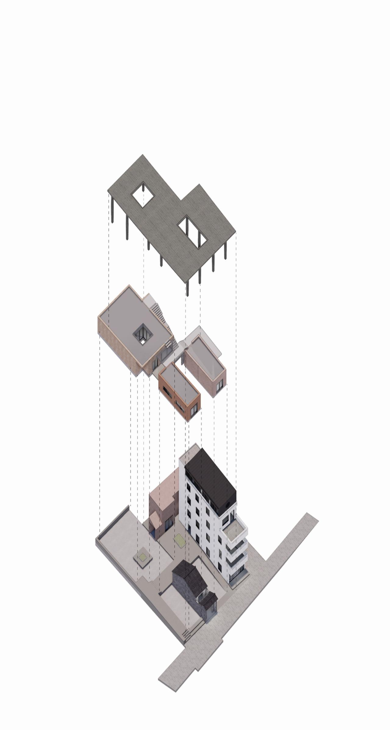 BIM建筑|村中村 / 迹·建筑事务所（TAO）