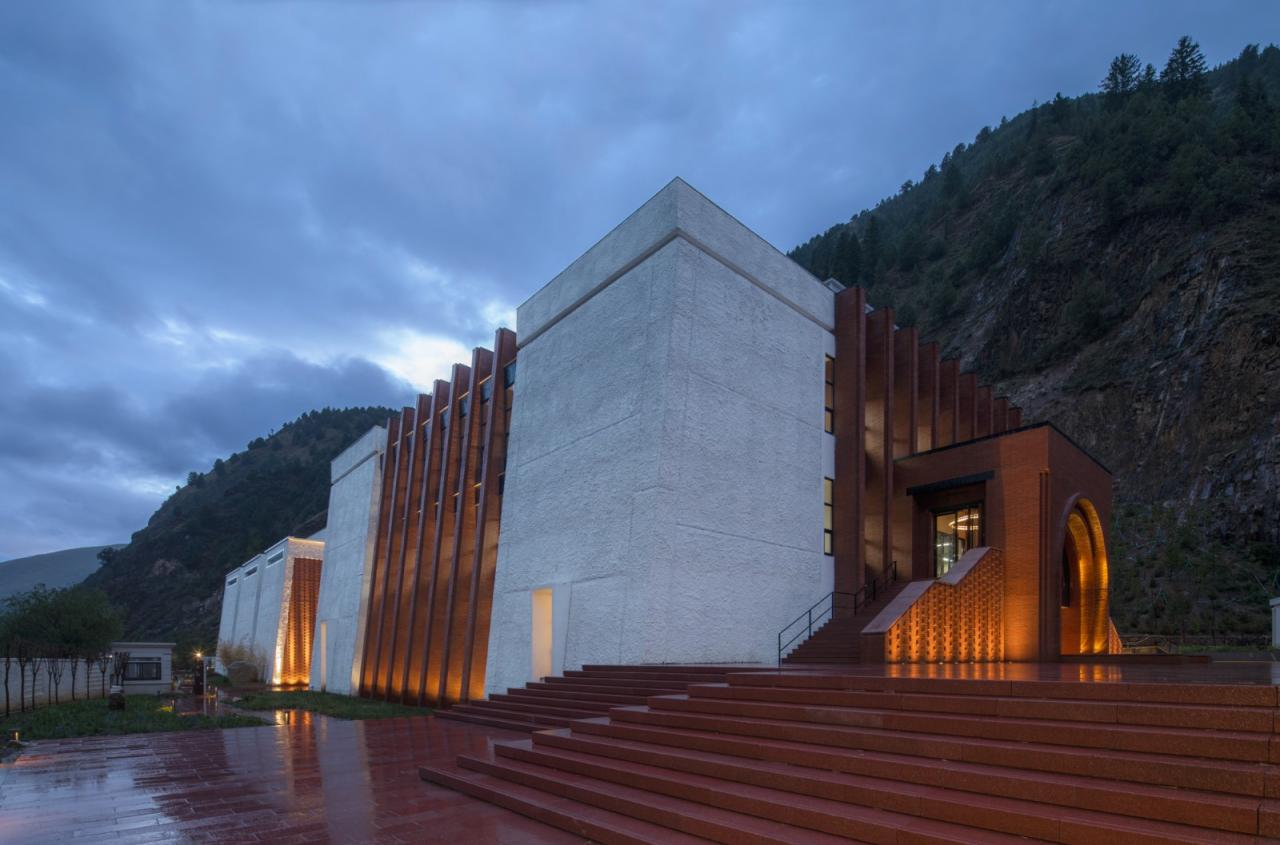 BIM建筑|德巴图书馆 / 荣朝晖工作室