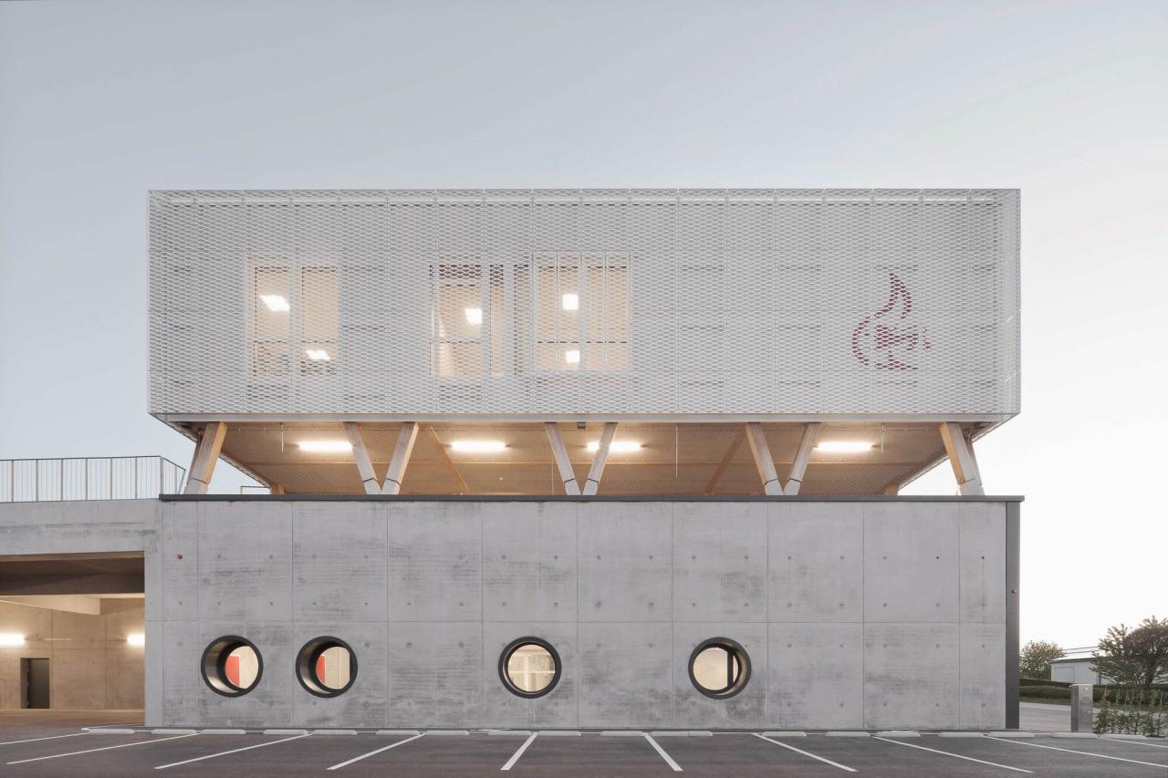 BIM建筑|Straubenhardt 消防站 / wulf architekten