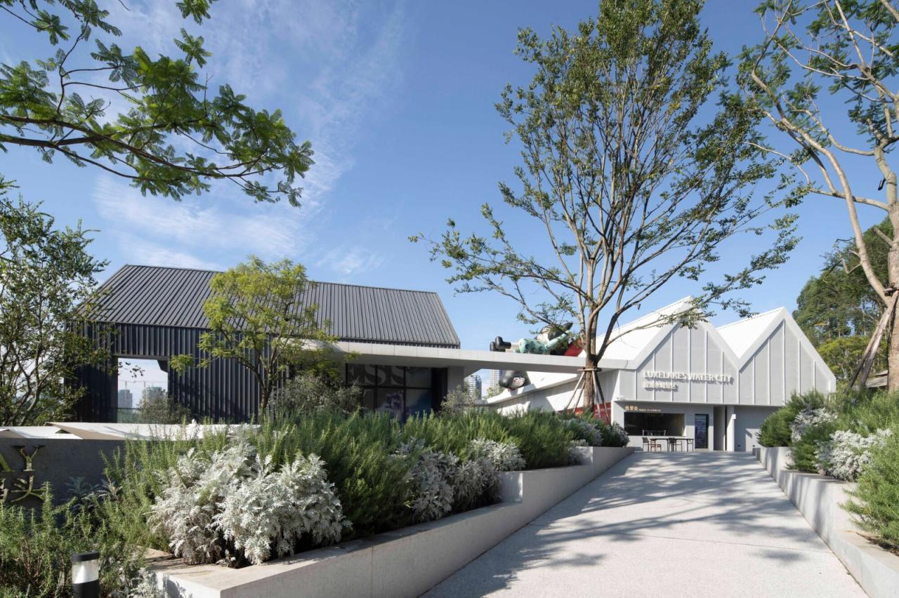 BIM建筑|成都天府麓湖美食岛二期 / 四周建筑