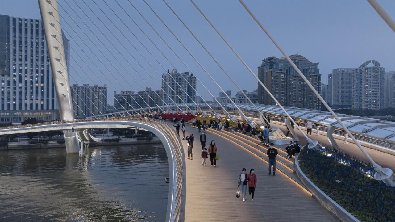 BIM建筑|广州海心桥 / 华南理工大学建筑设计研究院有限公司