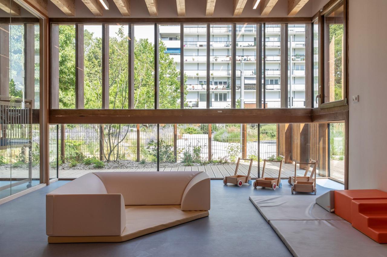 BIM建筑|日间托儿所和玩具图书馆 / a+samueldelmas architectes