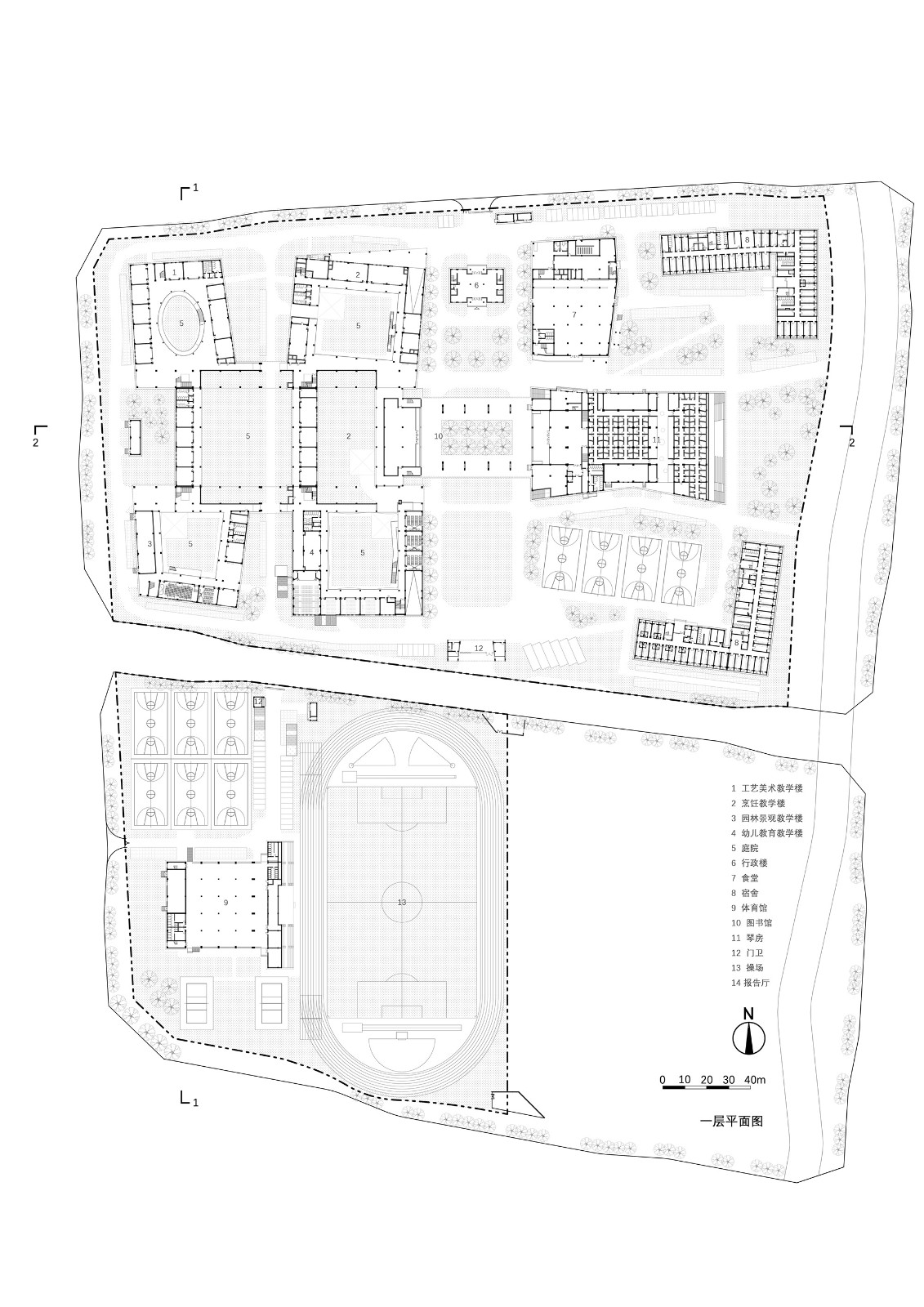 BIM建筑|宁波市古林职业高级中学：少年的无限剧本 / ARCHIS（如是）建筑设计事务所