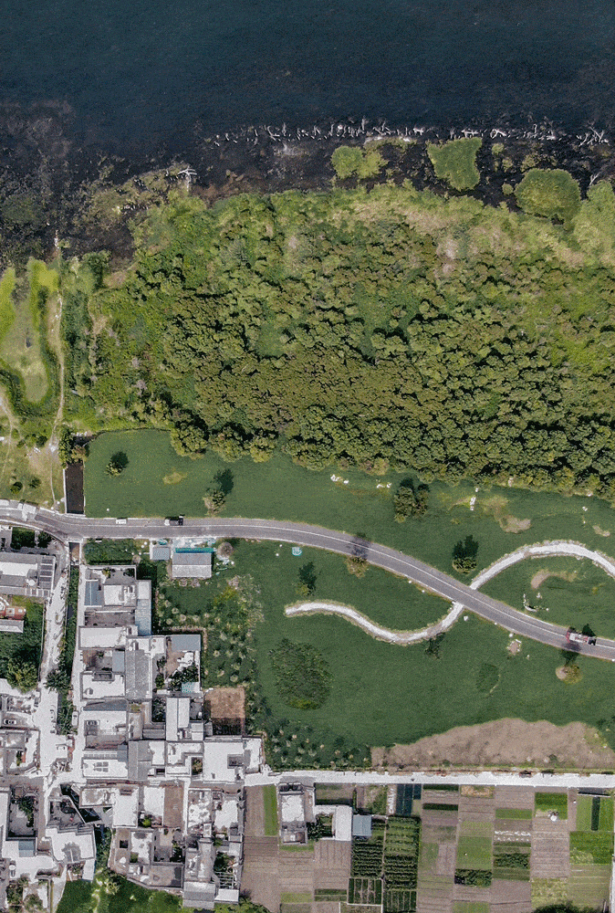 BIM建筑|微地形：大理洱海小邑庄生态驿站-孟凡浩 / line+建筑事务所