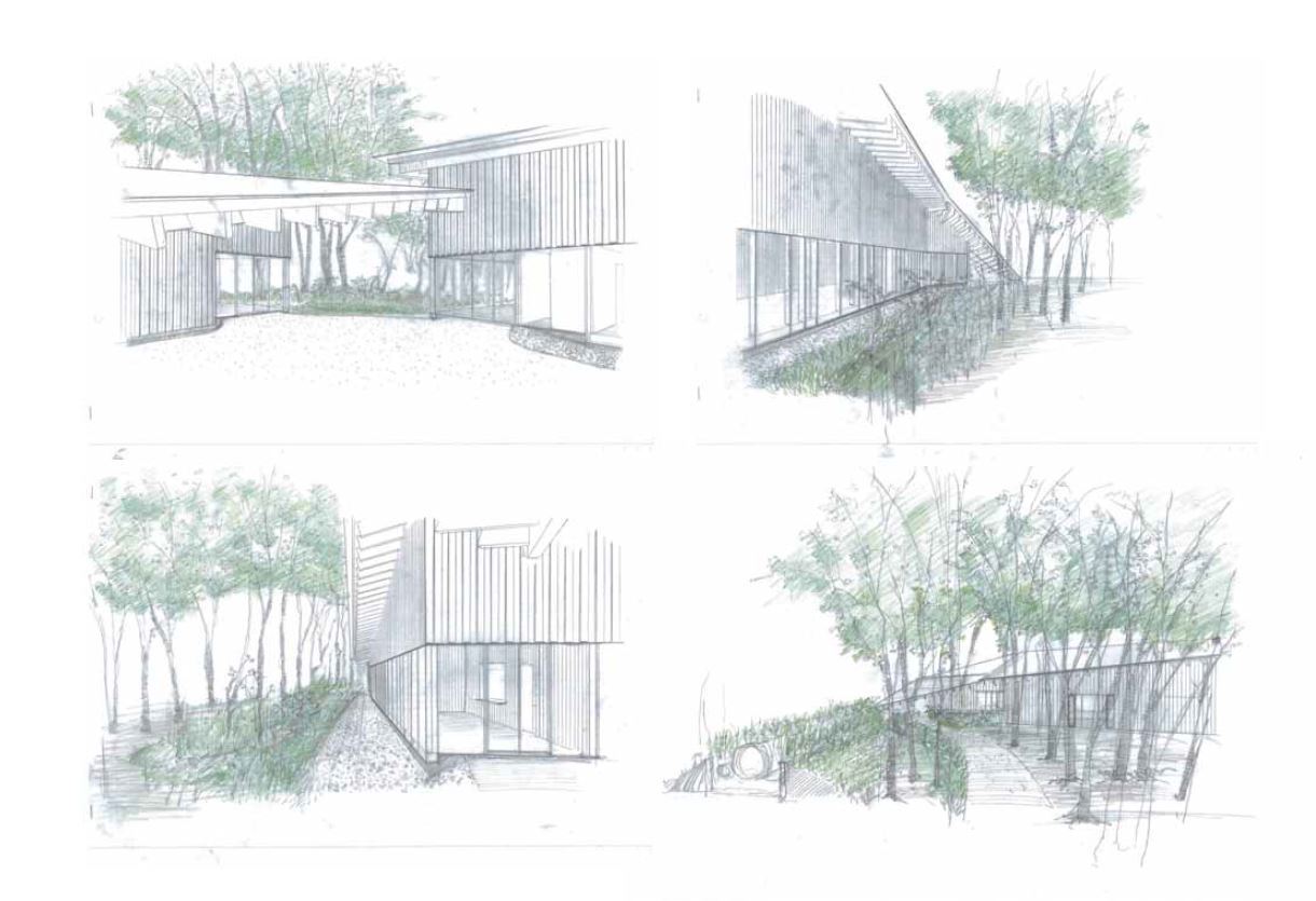 BIM建筑|KANEKA 健康中心 / 隈研吾建筑都市设计事务所+大成建设