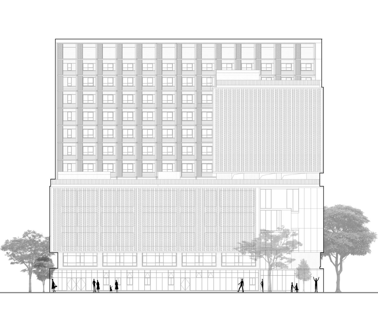 BIM建筑|西安高新第一中学（高中部）改扩建 / 中国建筑西北设计研究院 屈培青工作室