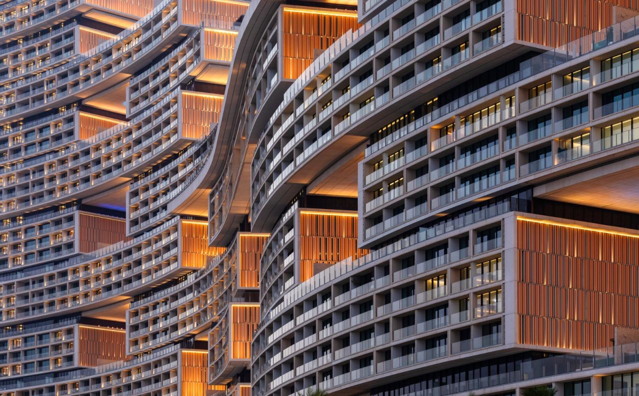 BIM建筑|迪拜皇家亚特兰蒂斯酒店 / KPF