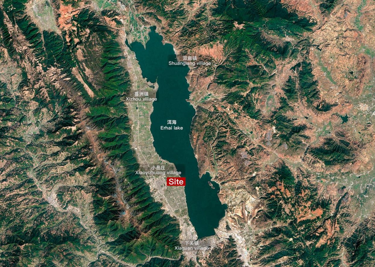 BIM建筑|微地形：大理洱海小邑庄生态驿站-孟凡浩 / line+建筑事务所