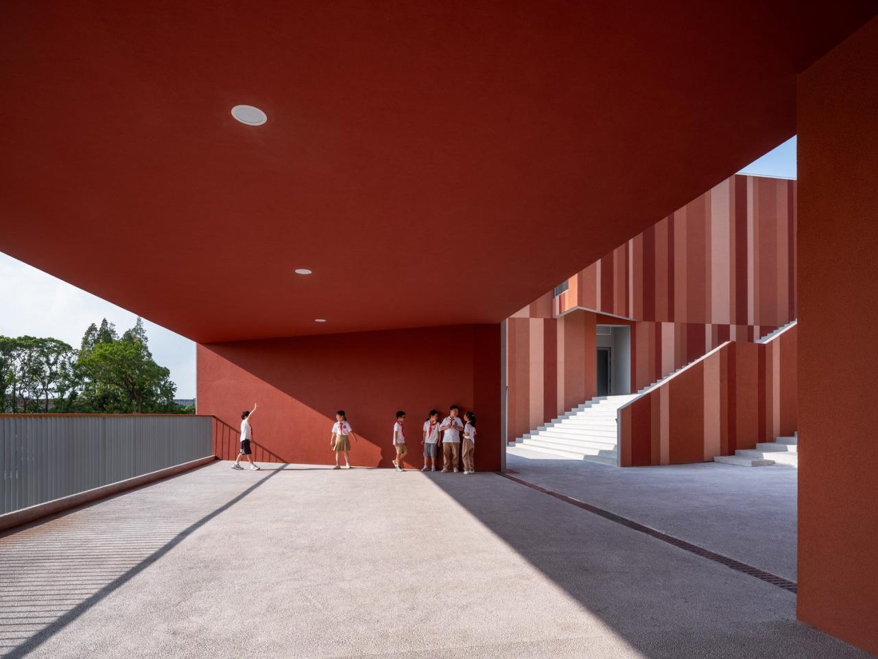 BIM建筑|奉贤区教育学院附属实验小学奉浦小学校区 / 无样建筑工作室