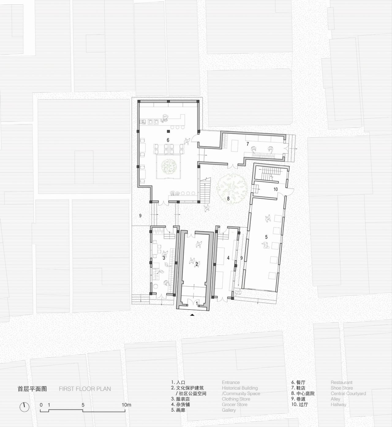 BIM建筑|村中村 / 迹·建筑事务所（TAO）