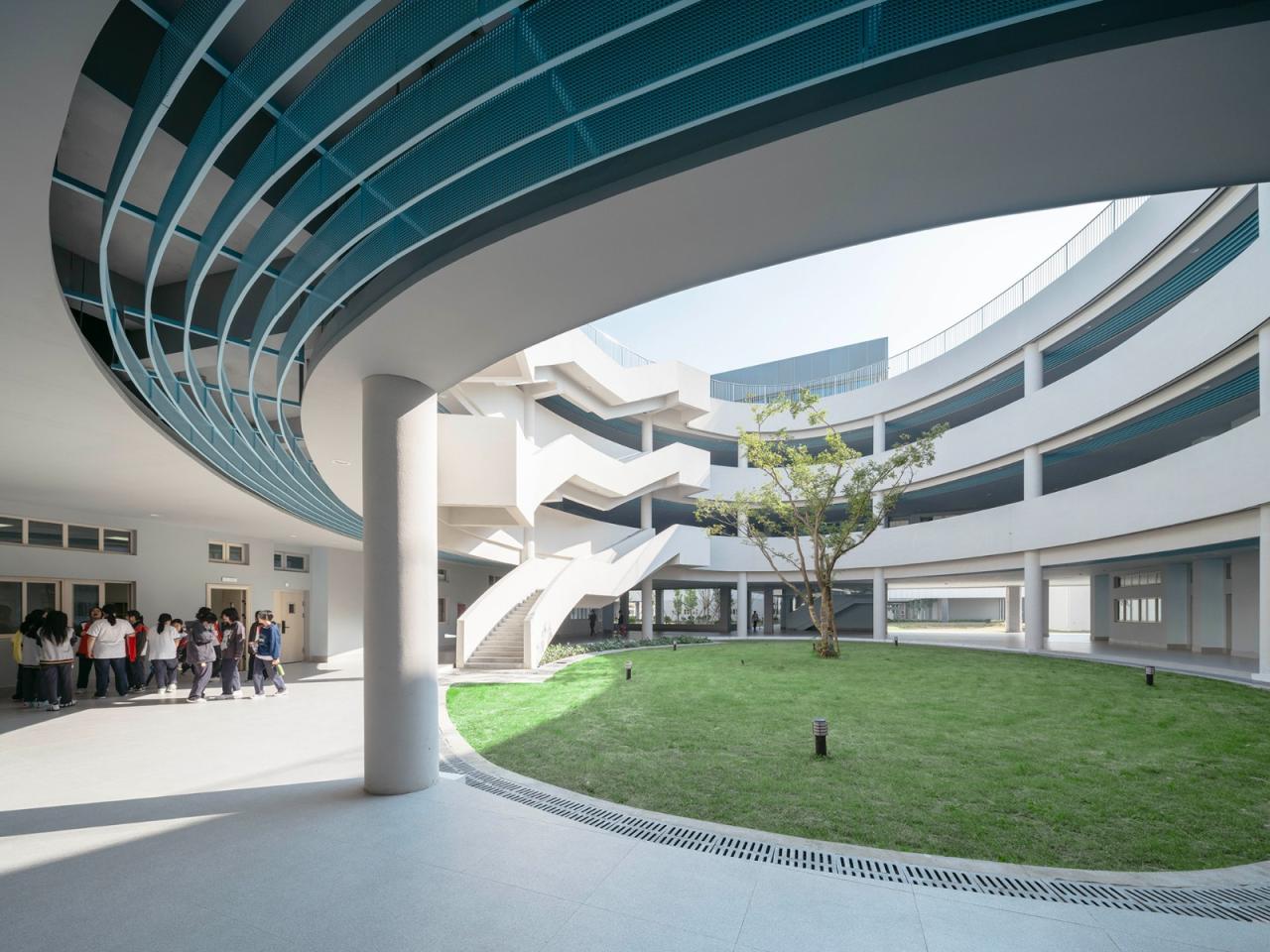 BIM建筑|宁波市古林职业高级中学：少年的无限剧本 / ARCHIS（如是）建筑设计事务所