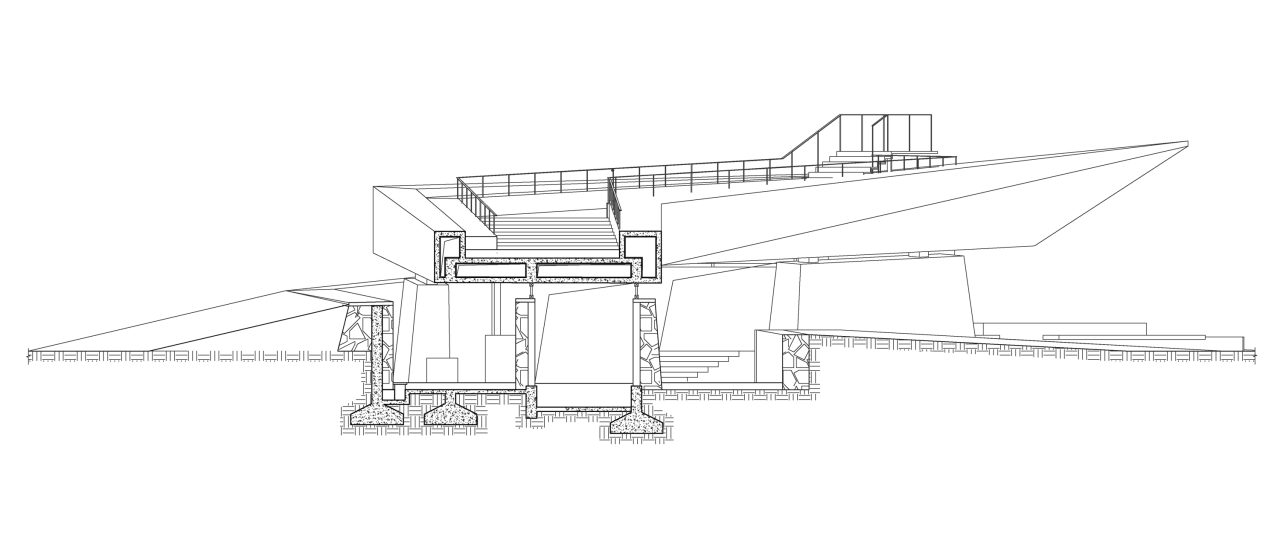 BIM建筑|微地形：大理洱海小邑庄生态驿站-孟凡浩 / line+建筑事务所