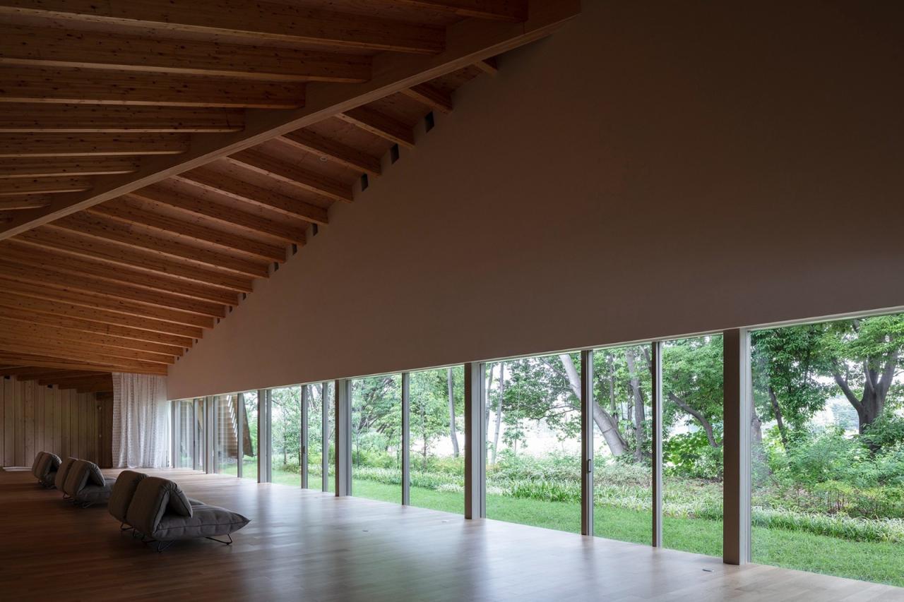 BIM建筑|KANEKA 健康中心 / 隈研吾建筑都市设计事务所+大成建设