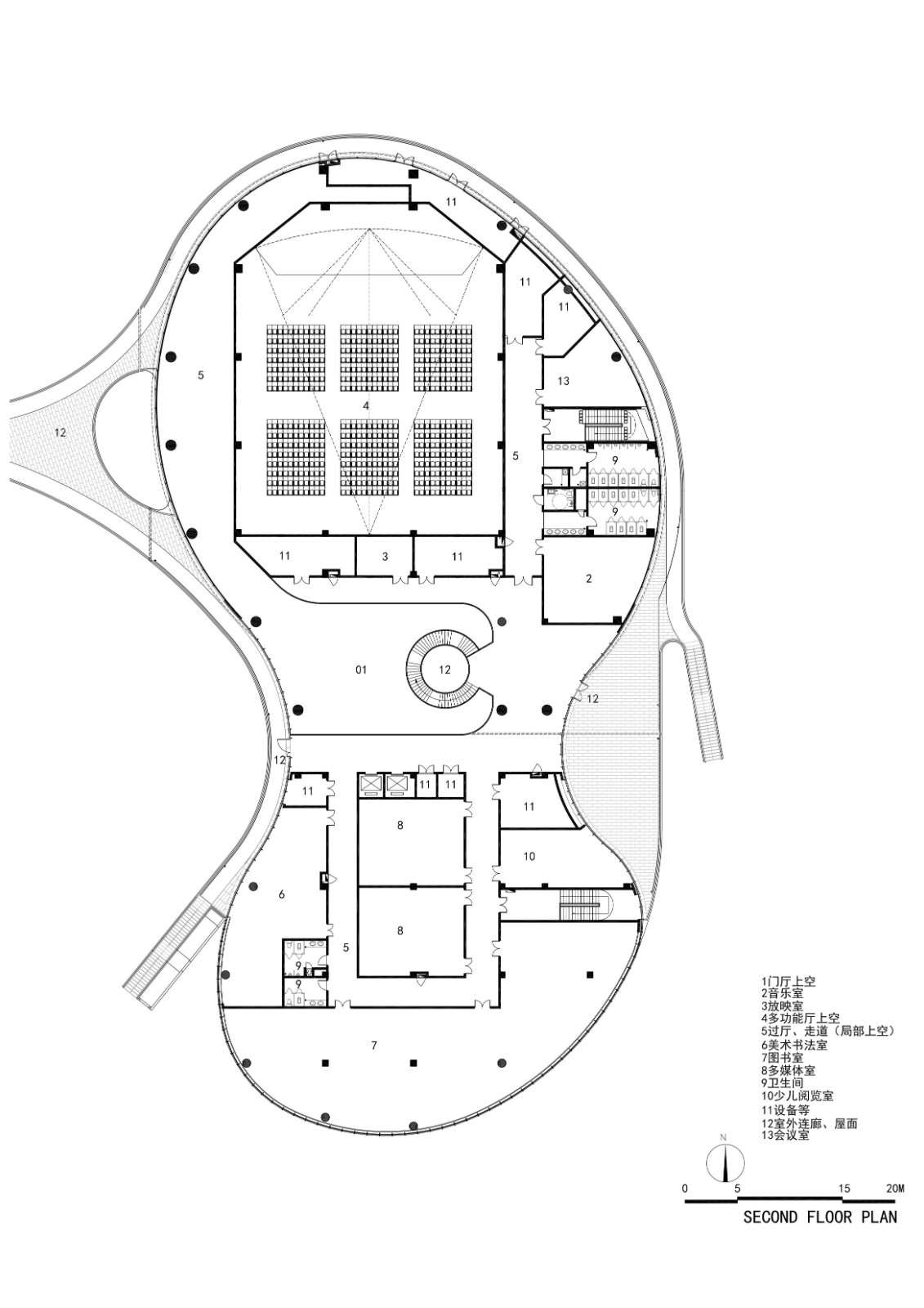 BIM建筑|上海三林懿德社区文体中心：“镶嵌”在社区当中的一站式“体育+”公园 / 三益中国