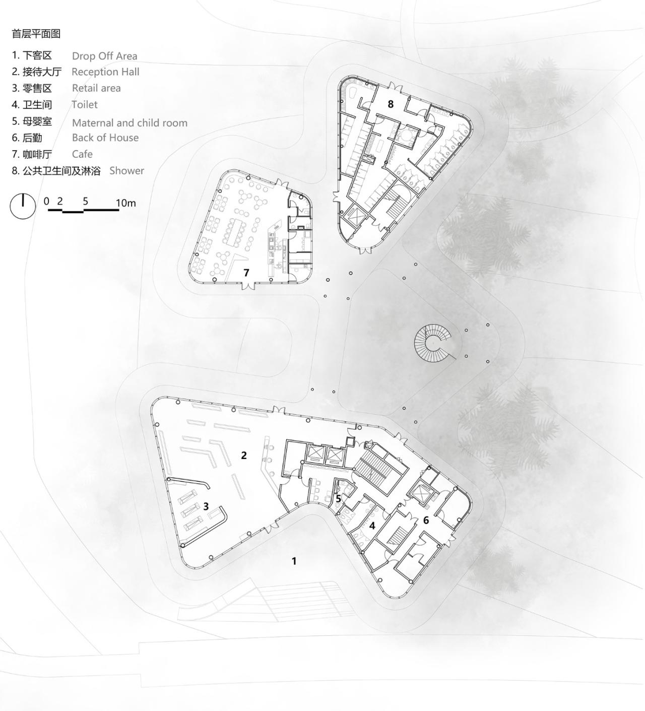 BIM建筑|白鹤湖游客中心 / 建识设计