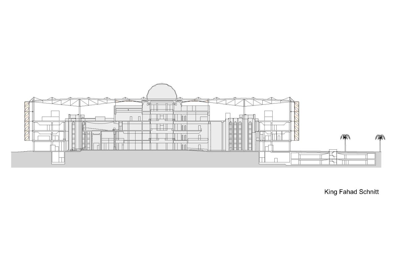 BIM建筑|沙特阿拉伯法赫德国王图书馆 / 盖博建筑设计事务所