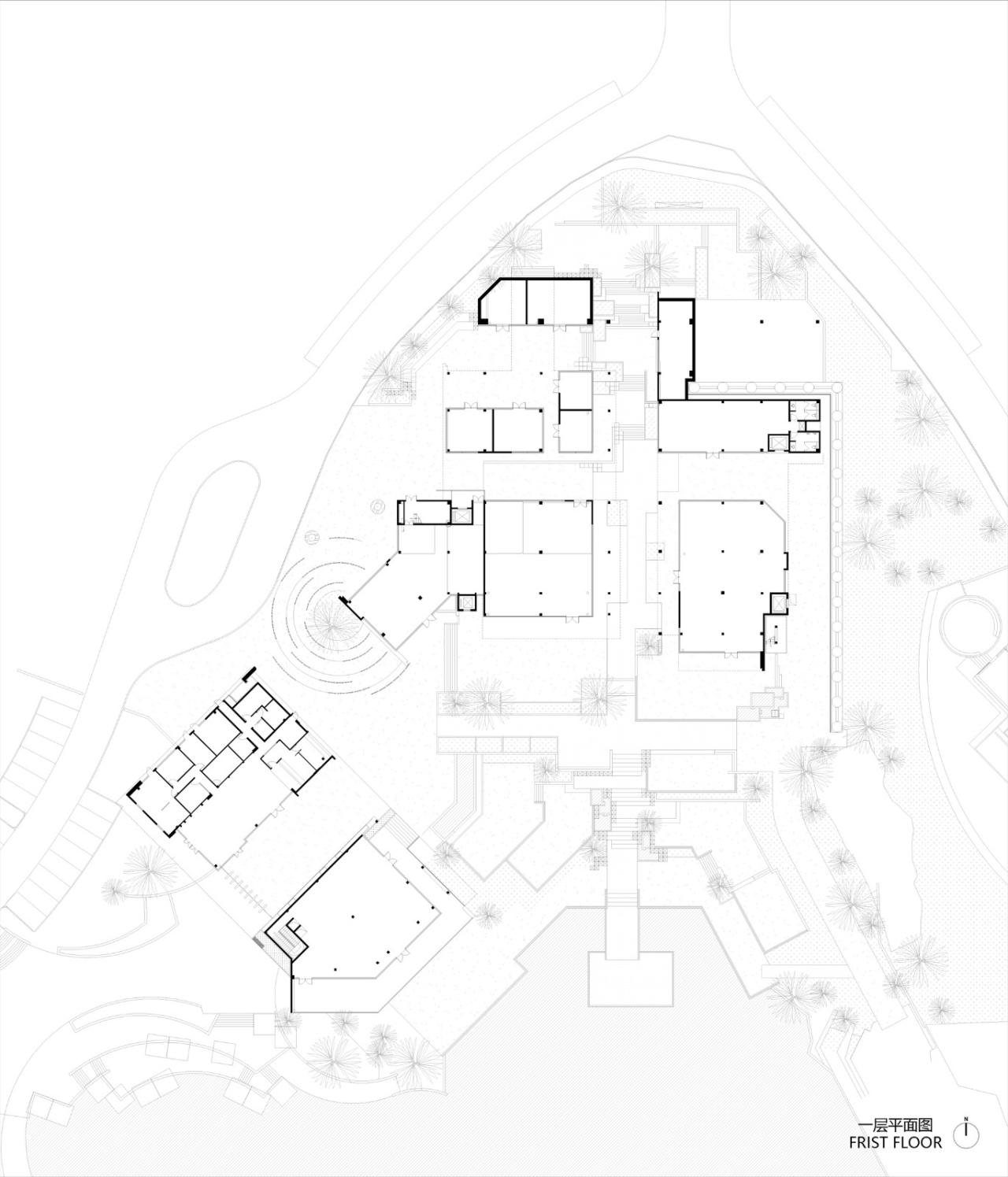 BIM建筑|成都天府麓湖美食岛二期 / 四周建筑