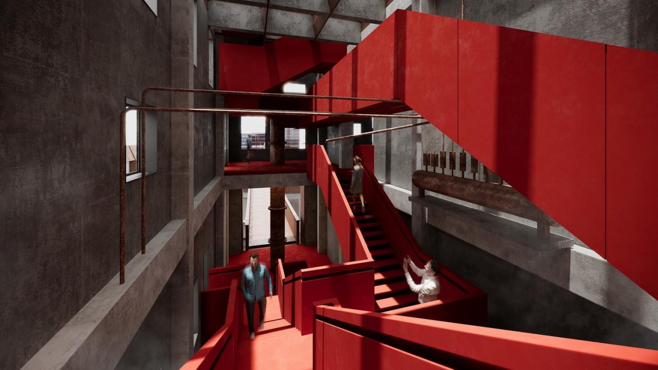 BIM建筑|金缮城市，生机街区：杭州LOFT49产业遗存更新 / 朱培栋-line+建筑事务所