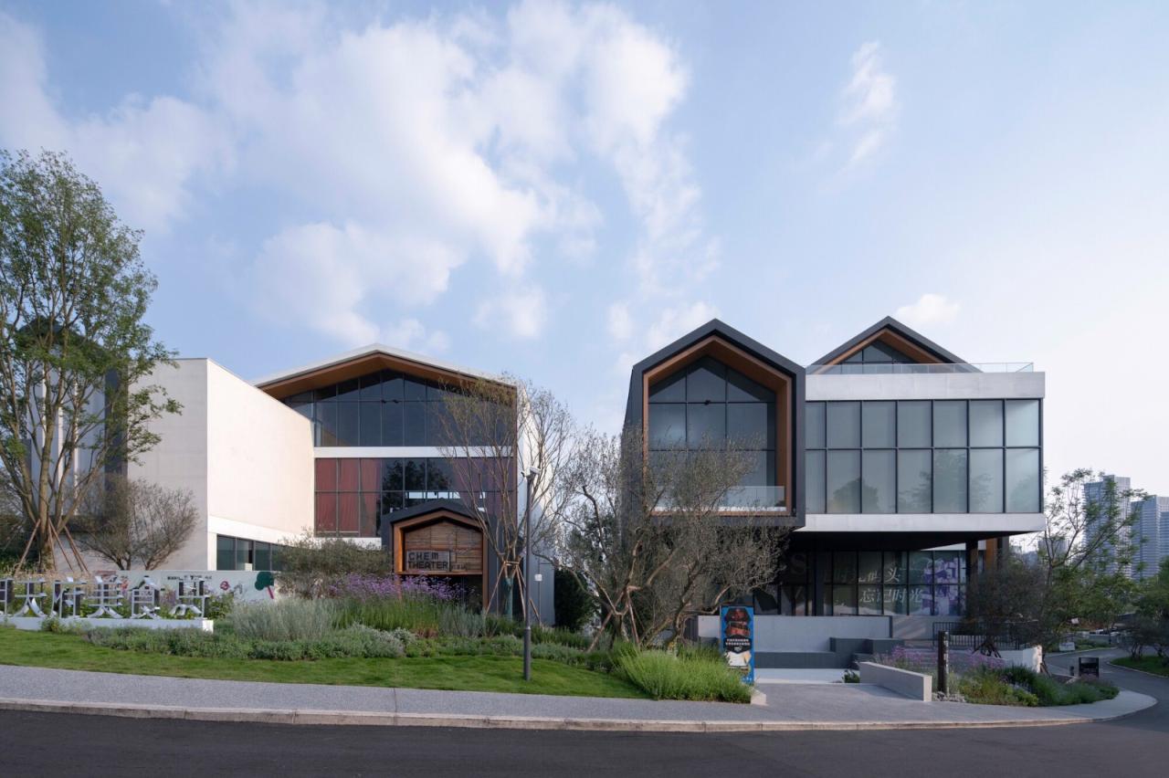 BIM建筑|成都天府麓湖美食岛二期 / 四周建筑