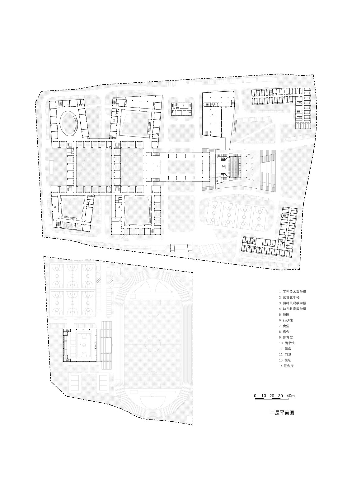 BIM建筑|宁波市古林职业高级中学：少年的无限剧本 / ARCHIS（如是）建筑设计事务所