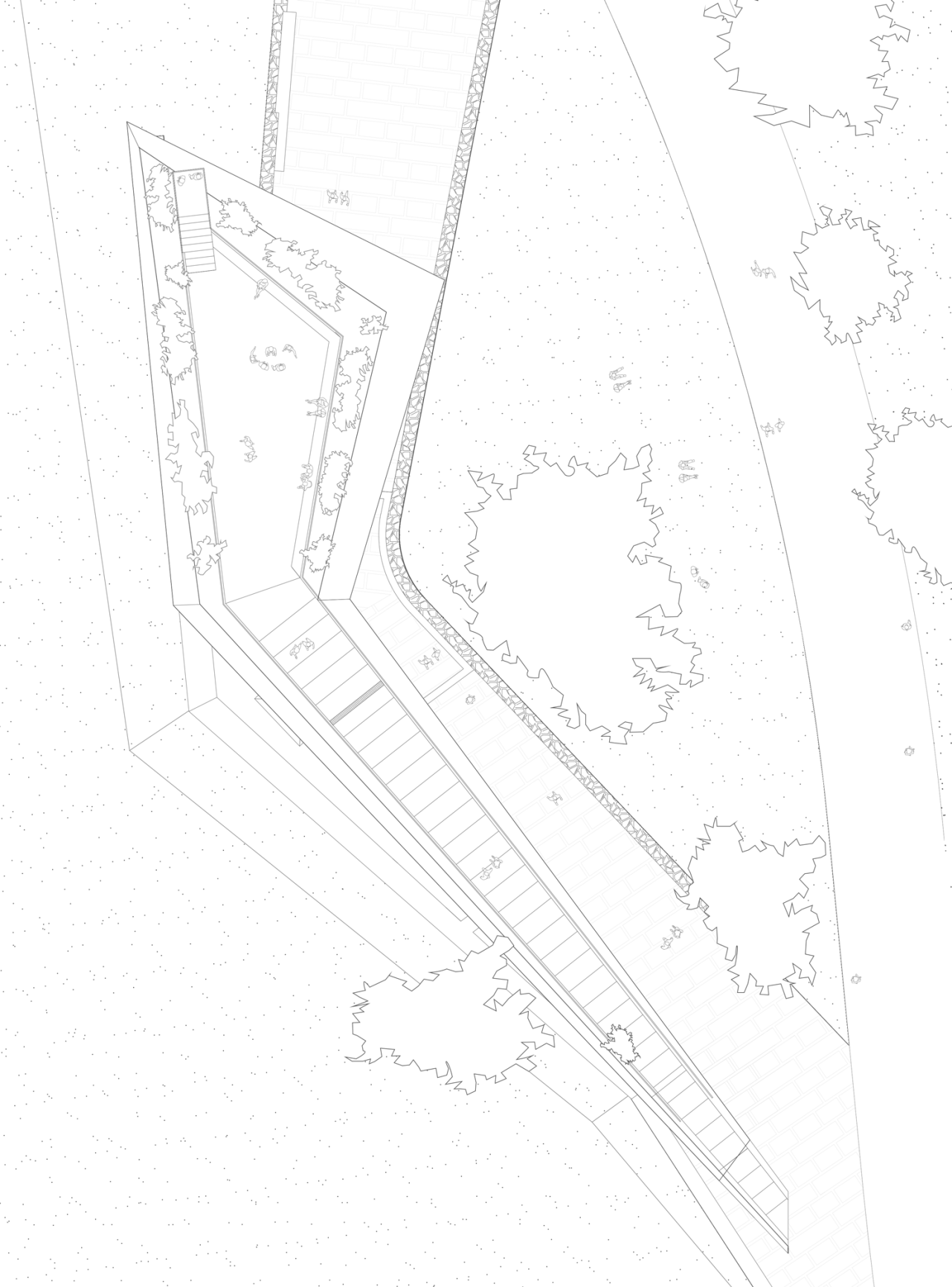 BIM建筑|微地形：大理洱海小邑庄生态驿站-孟凡浩 / line+建筑事务所
