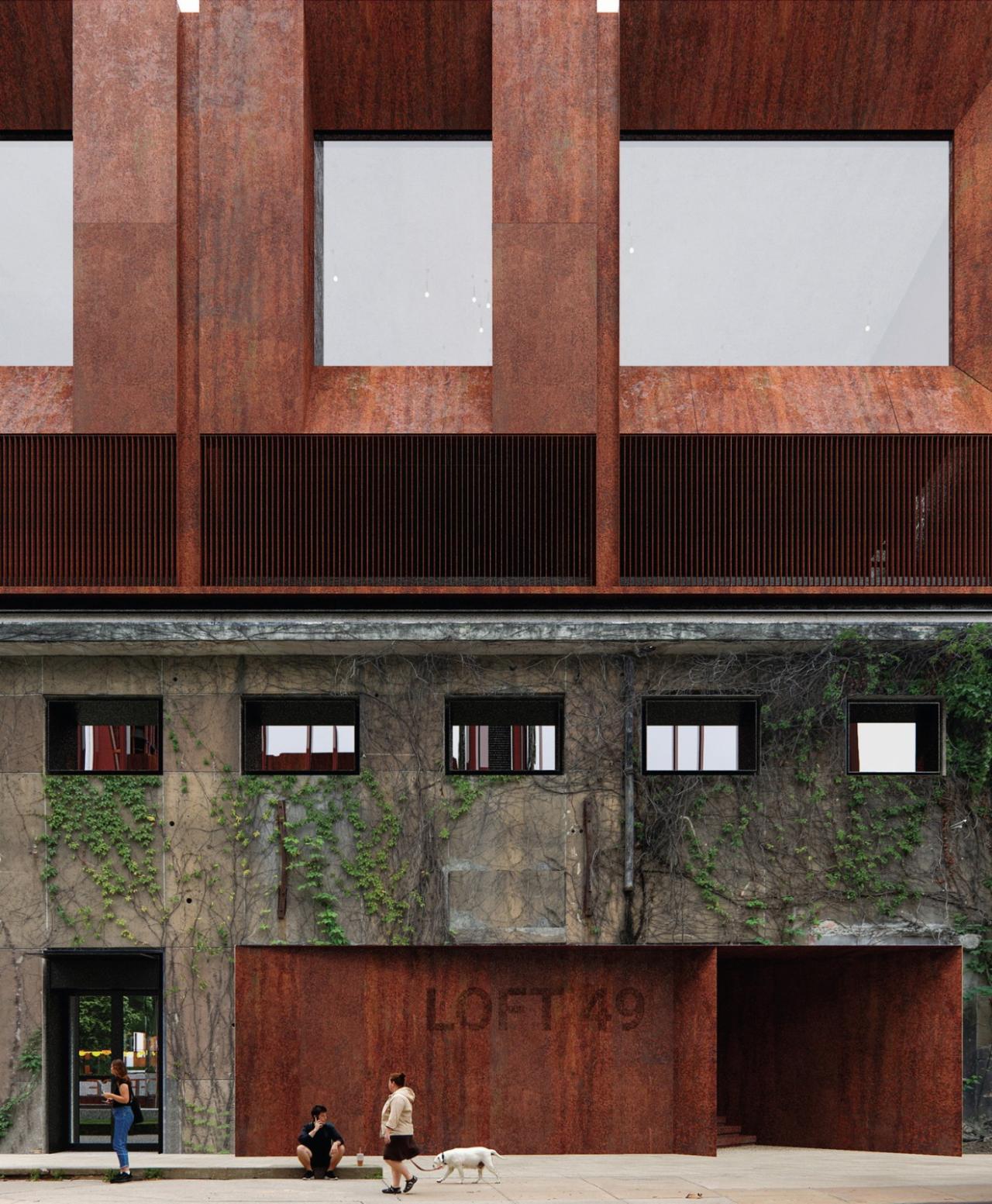 BIM建筑|金缮城市，生机街区：杭州LOFT49产业遗存更新 / 朱培栋-line+建筑事务所