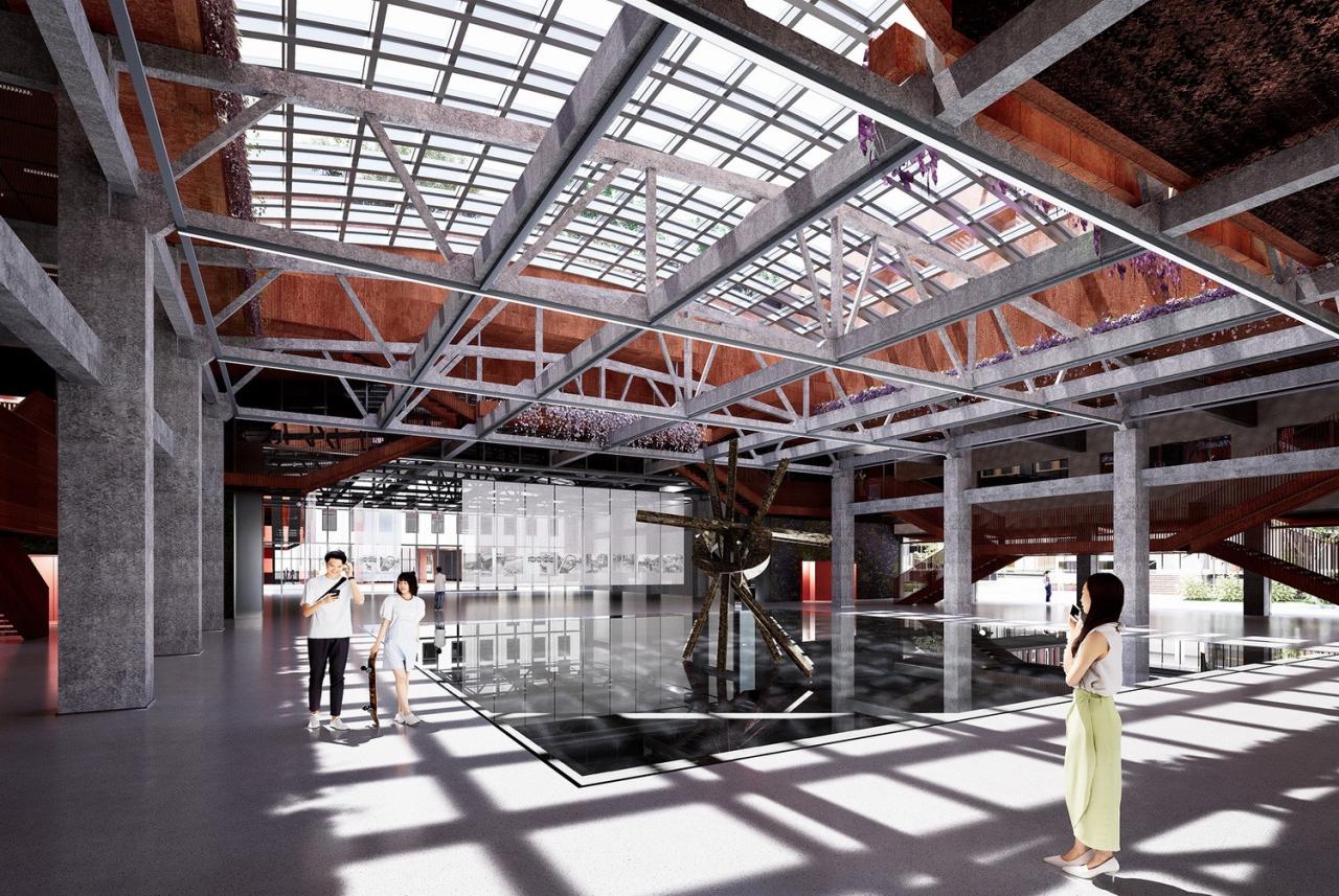 BIM建筑|金缮城市，生机街区：杭州LOFT49产业遗存更新 / 朱培栋-line+建筑事务所