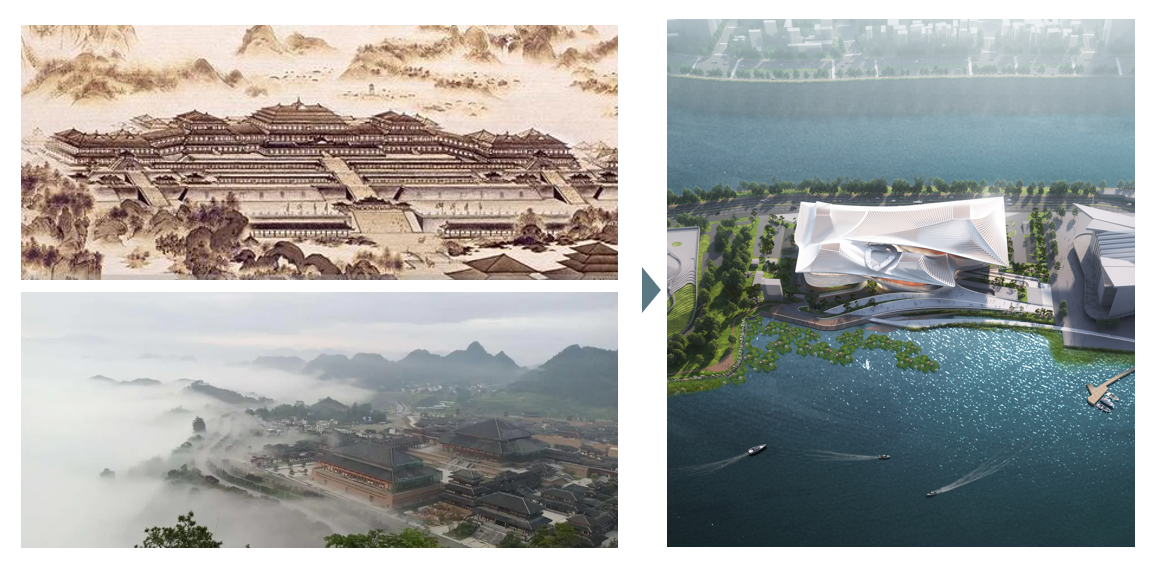 BIM建筑|武汉戏曲中心：观湖望江绘山水，古琴台曲遇园林 / 维思平建筑设计