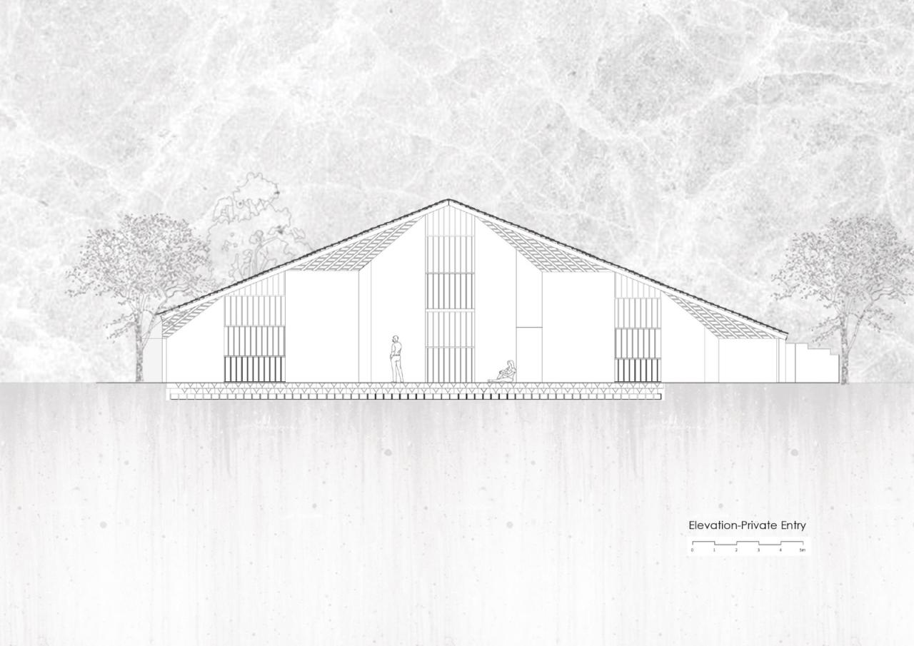 BIM建筑|Nisarga 艺术中心 / Wallmakers