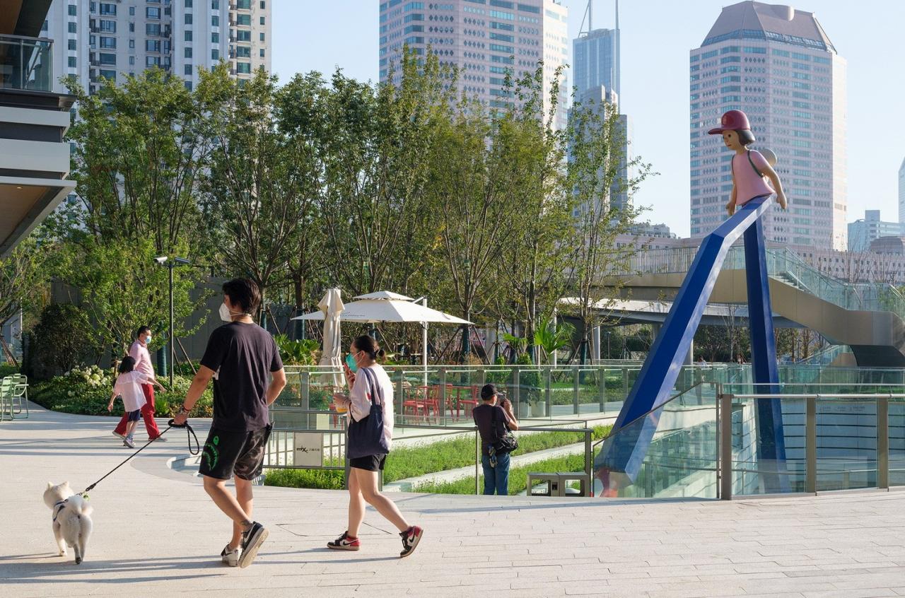 BIM建筑|上海苏河湾万象天地景观设计 / Lab D+H