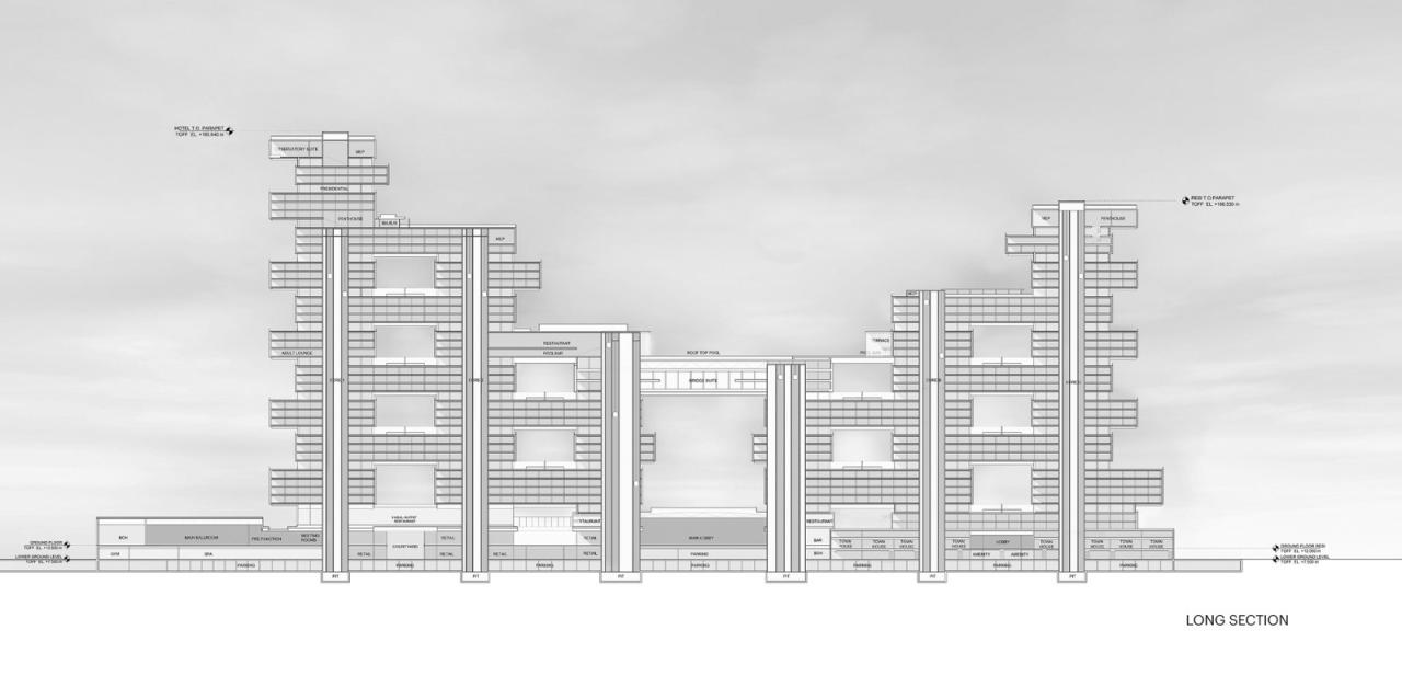 BIM建筑|迪拜皇家亚特兰蒂斯酒店 / KPF