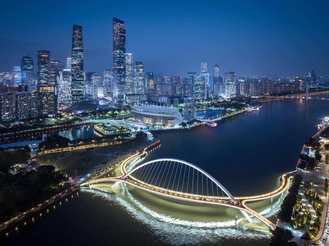 BIM建筑|广州海心桥 / 华南理工大学建筑设计研究院有限公司