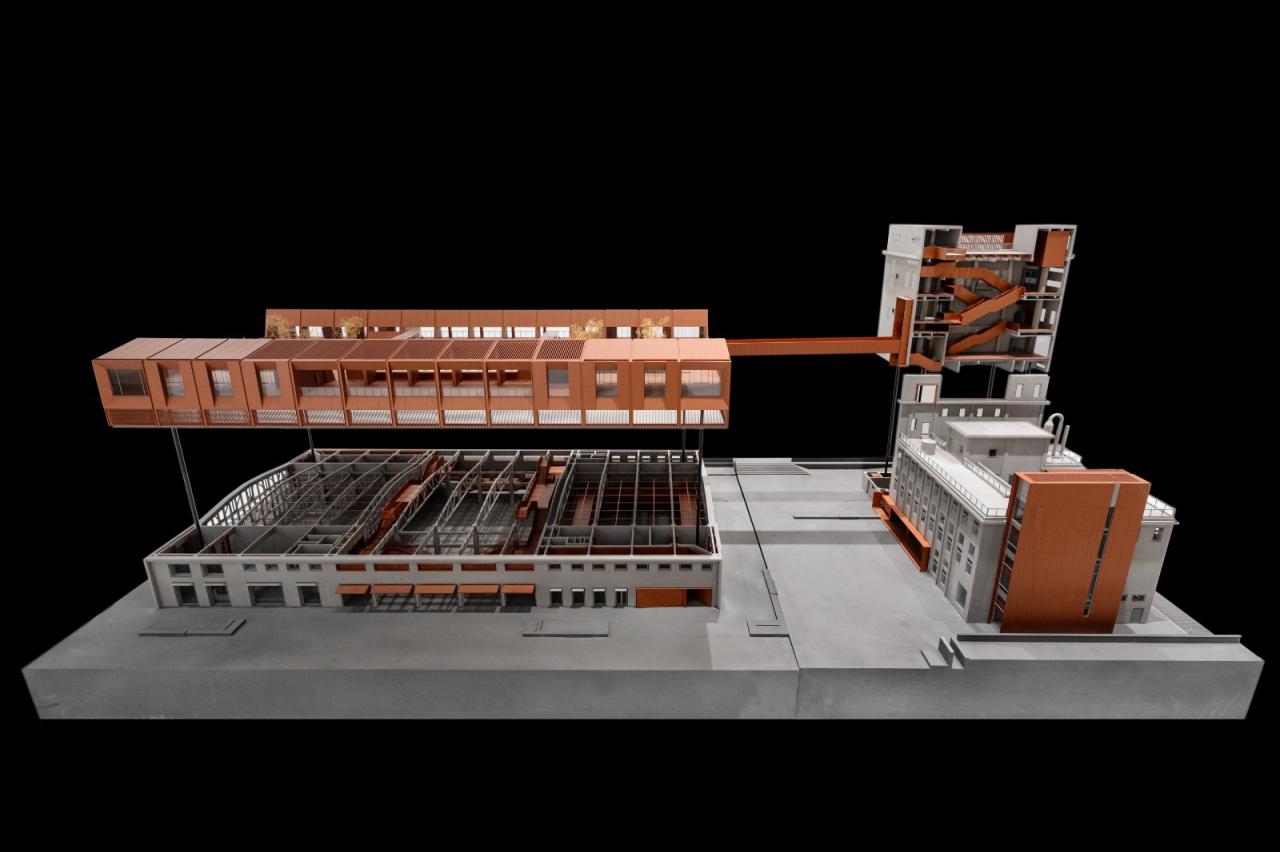 BIM建筑|金缮城市，生机街区：杭州LOFT49产业遗存更新 / 朱培栋-line+建筑事务所