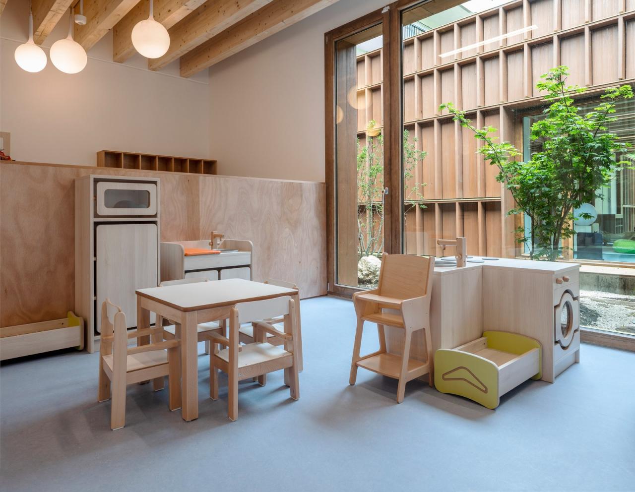 BIM建筑|日间托儿所和玩具图书馆 / a+samueldelmas architectes