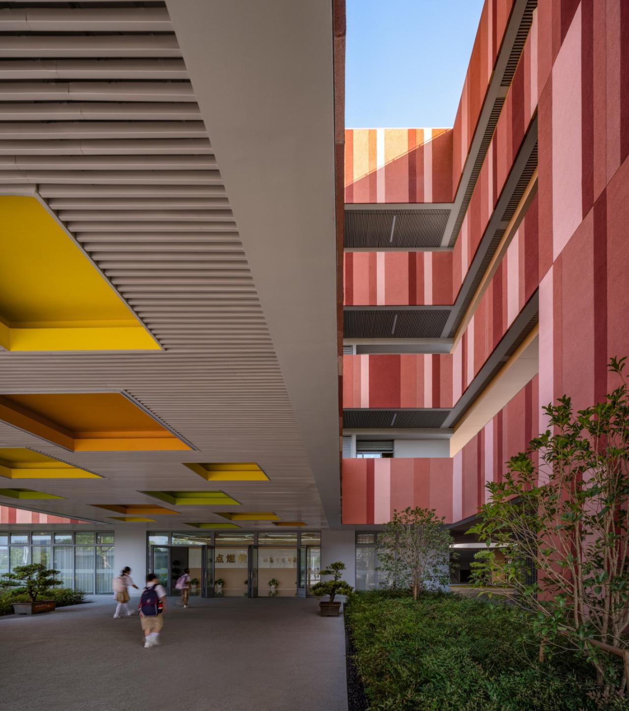 BIM建筑|奉贤区教育学院附属实验小学奉浦小学校区 / 无样建筑工作室