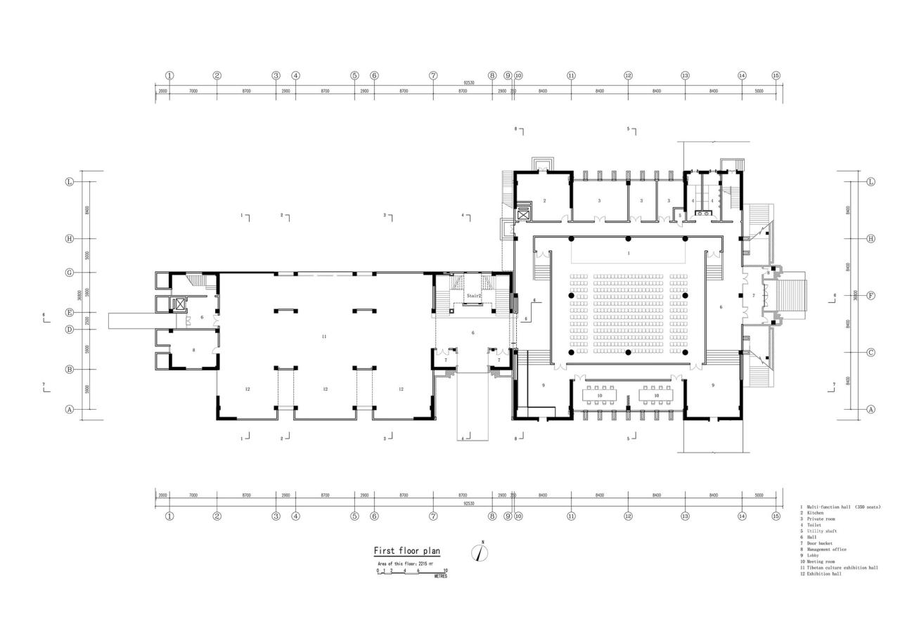 BIM建筑|德巴图书馆 / 荣朝晖工作室