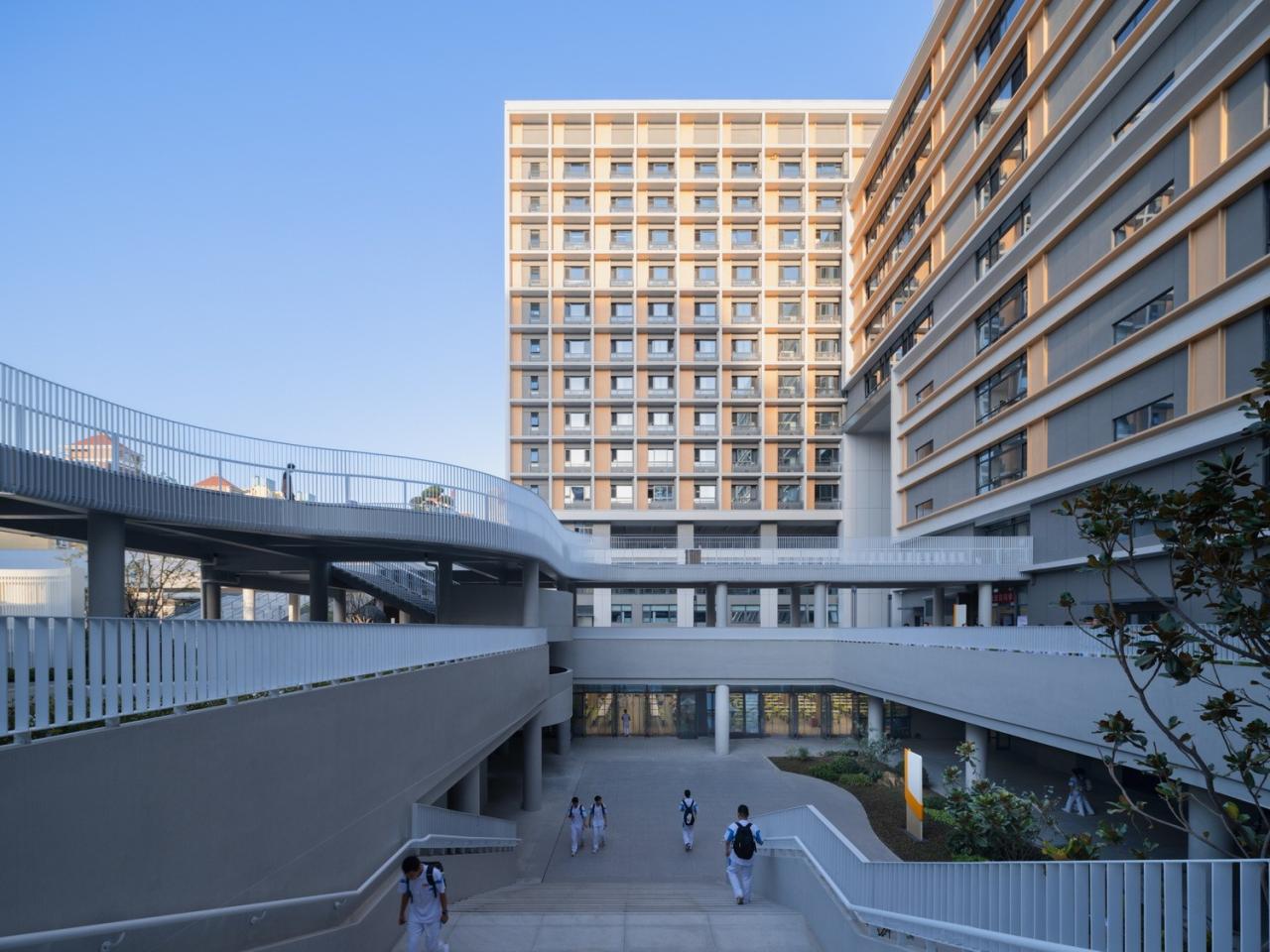 BIM建筑|西安高新第一中学（高中部）改扩建 / 中国建筑西北设计研究院 屈培青工作室